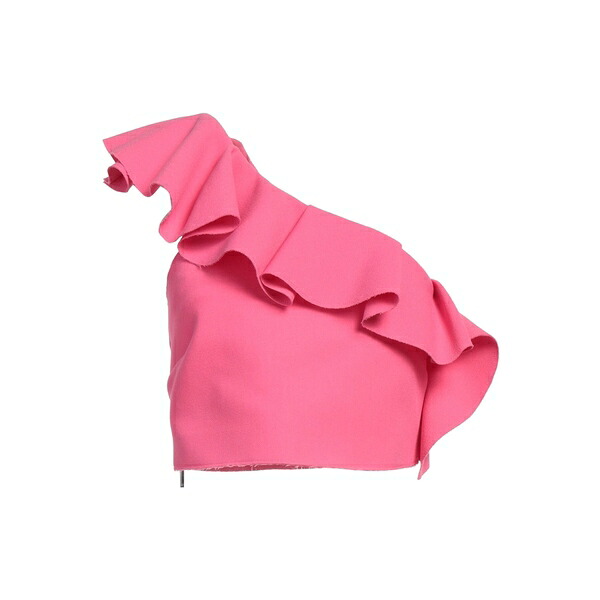 【送料無料】 エムエスジイエム レディース Tシャツ トップス Tops Pink|asty