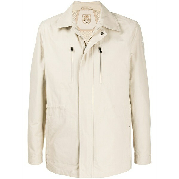 コルネリアーニ メンズ 上衣＆上衣 アウター Lightweight utility jacket Neutrals