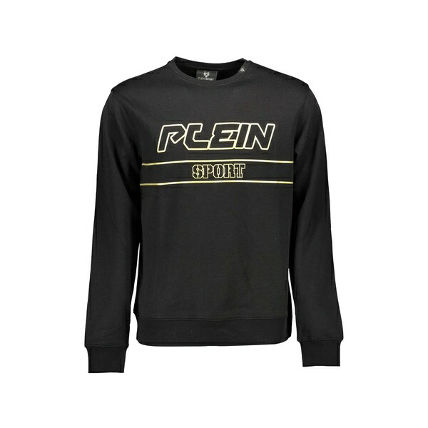 飾り気の無い運動競技 メンズ パーカー・スウェットシャツ アウター Logo-print crew-neck sweater Black