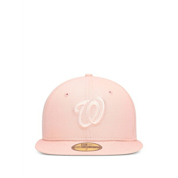 ニュー内鰓 メンズ 鳥打ち帽 付属物 59fifty washington nationals cap Pink