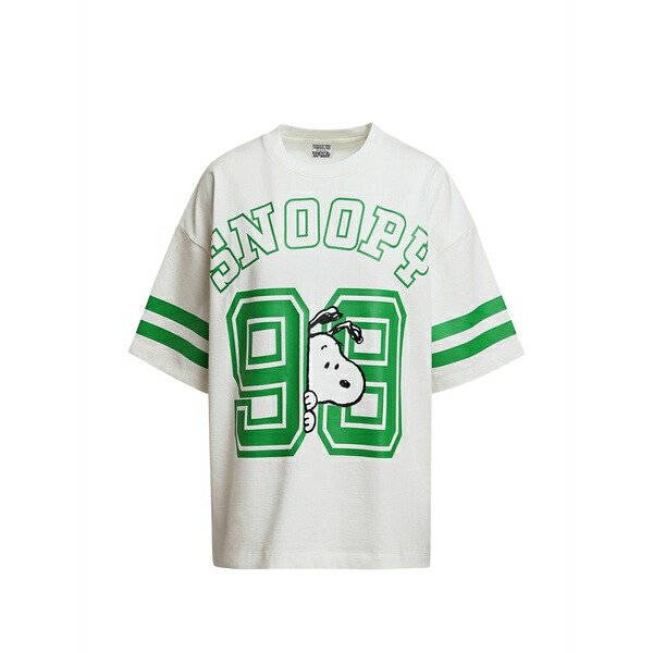エッセンシャルアントワープ レディース ティーシャツ トップス Snoopy print oversized t-shirt White