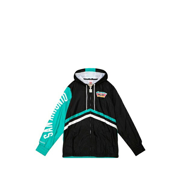 ミッチェル\u0026ネス メンズ 上衣＆上衣 アウター Nba san antonio spurs full-zip windbreaker Black