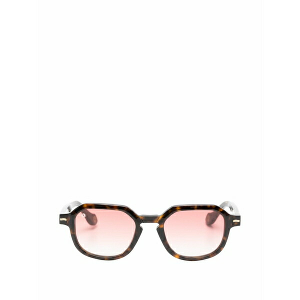 カイム レディース 黒眼鏡＆アイウェア 佩び物 Elia geometric-frame sunglasses Brown