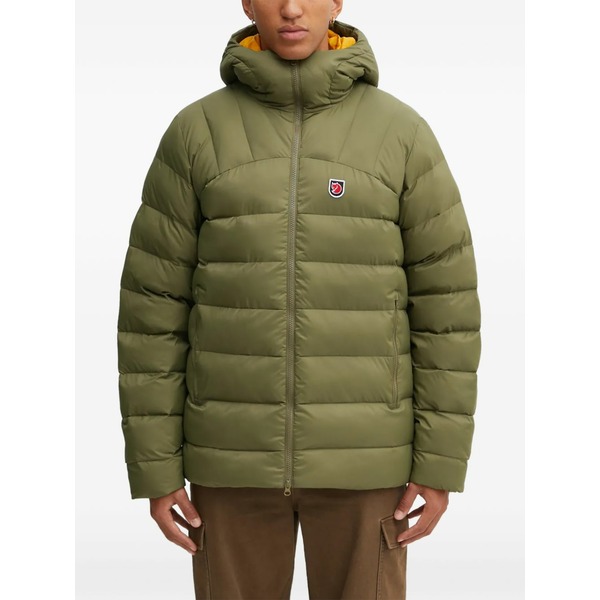 フェールラーベン メンズ ジャケット＆ブルゾン アウター Expedition hooded-padded jacket Green｜asty