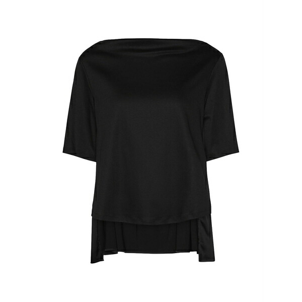 エレナ ミール レディース Tシャツ トップス Boat-neck tiered top Black｜asty 26,496円