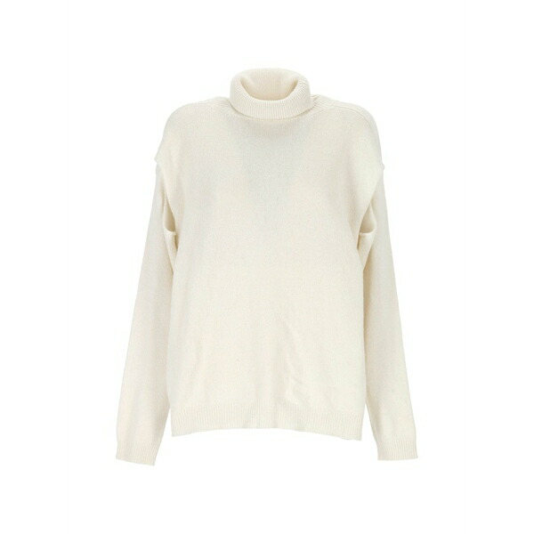 フェデリカ・トシ レディース 編み物\u0026プルオーバー アウター Roll-neck sweater White