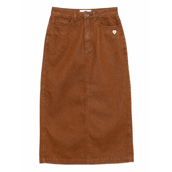 チョコレート レディース スカート ボトムス Denim skirt Brown|asty