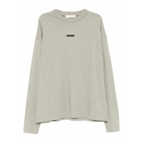 エフオージーエッセンシャルズ メンズ ティーシャツ トップス Classic long-sleeved t-shirt  Grey