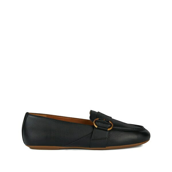 ジェオックス レディース スリッポン・ローファー シューズ Buckle-detail loafers Black｜asty