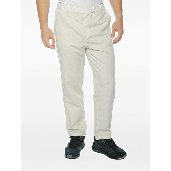 エコアルフ メンズ 心地よいズボン下 ボトムス Elasticated-waist trousers Neutrals