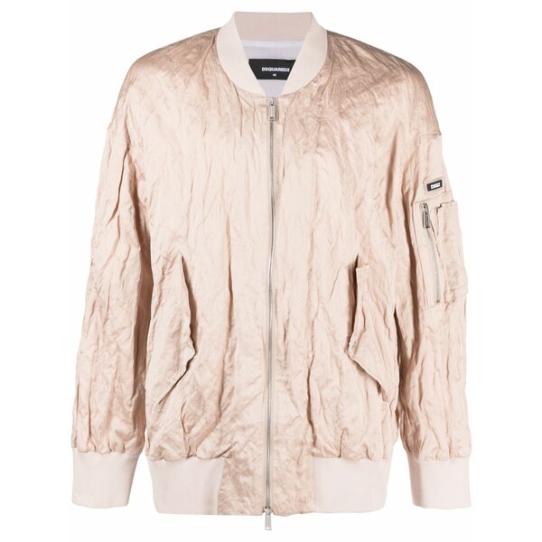 ディースクエアード メンズ 上衣＆上衣 アウター Crinkled-effect cotton jacket  Neutrals