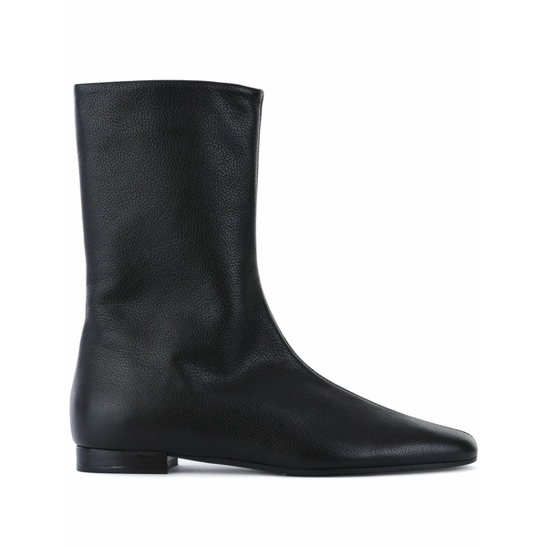 トーテム レディース ブーツ シューズ Zip leather boots Black