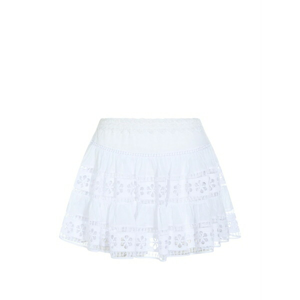 チャロ ルイス イビザ レディース スコート ボトムス Lea floral lace mini skirt White