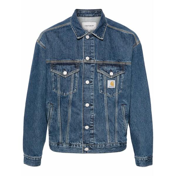 鉄道車両ハート形 メンズ 上衣＆上衣 アウター Helston denim jacket Blue