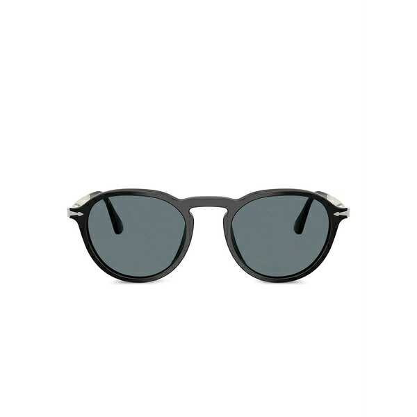 ペルソル メンズ サングラス・アイウェア 付属物 Round-frame sunglasses Black