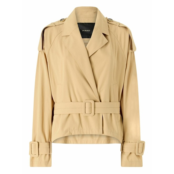 ピンコ レディース 上衣＆上衣 アウター Belted jacket  Neutrals