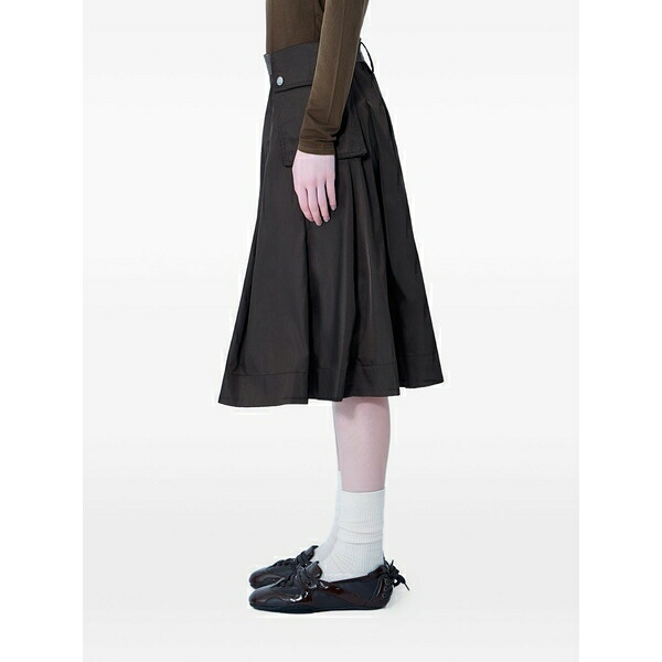 ガニー レディース スコート ボトムス Duchesse MIDI skirt Brown