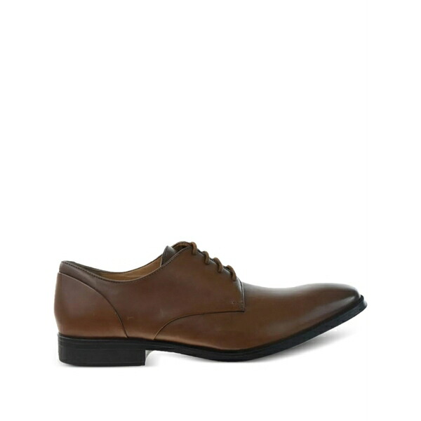 クラークス メンズ お召しものシューズ シューズ Gilman plain lace-up shoes Brown