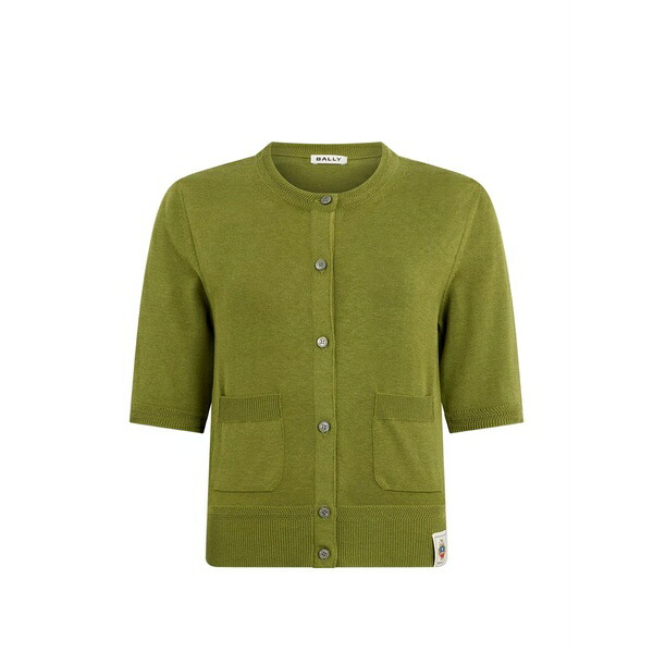 バリー レディース ジレー アウター Short-sleeve cardigan Green