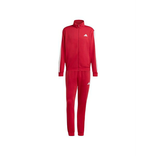 アディダス メンズ 心地好いズボン下 ボトムス Three-stripes tracksuit Red