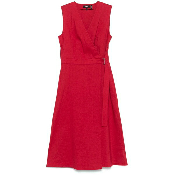 行動論理 レディース 衣裳 トップス A-line MIDI dress Red