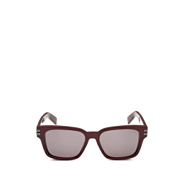 ゼニア メンズ サングラス・アイウェア 添え物 Rectangle-frame sunglasses Red
