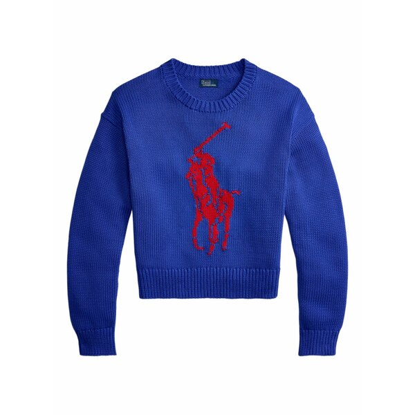 ラルフローレン レディース ニット&セーター アウター Big pony sweater Blue|asty