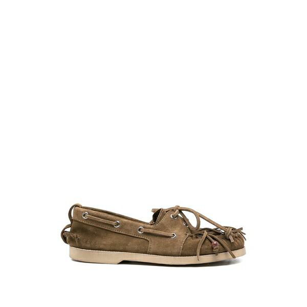 ゴールデングース レディース スリッポン・ローファー シューズ Fringed suede cruise loafers Brown