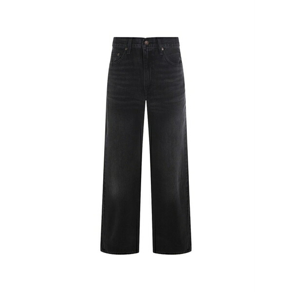 リーヴァイズジーンズ レディース ジーンズズボン下 ボトムス Wide-leg jeans Black