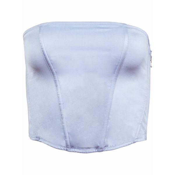 フレーデュマール レディース ティーシャツ トップス Silk corset top Blue