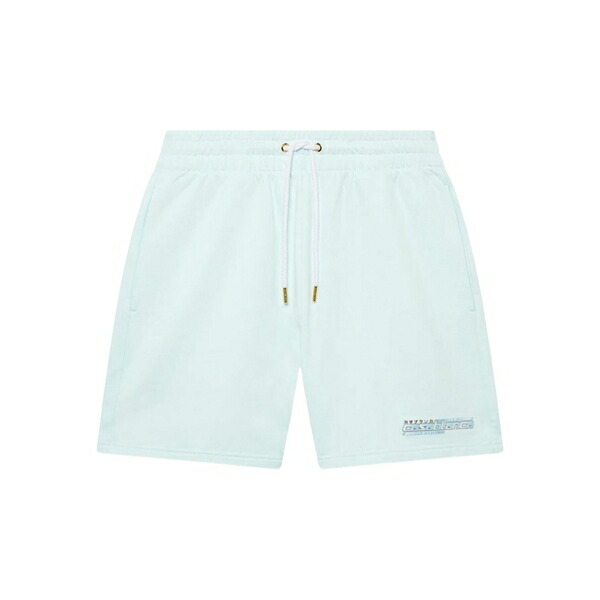 カサブランカ メンズ 心地好いズボン下 ボトムス Drawstring cotton shorts Blue