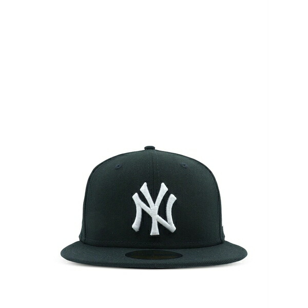 ニュー内鰓 メンズ かぶり笠 添え物 59fifty new york yankees cap Black