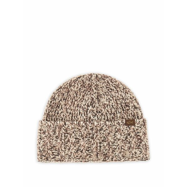 ポールアンドシャーク メンズ 鳥打ち帽 付属物 Ribbed beanie hat Neutrals