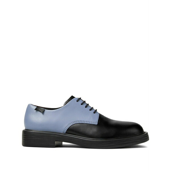 カンペール メンズ 御召しものシューズ シューズ Twins colourblock leather derby shoes Black