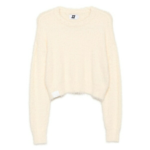 イズエ レディース 編み物\u0026プルオーバー アウター Brushed jumper Neutrals