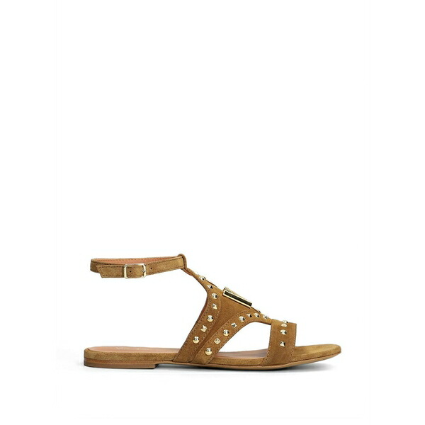 ヴィアローマ15 レディース サンダル シューズ Studded v-logo sandals Neutrals