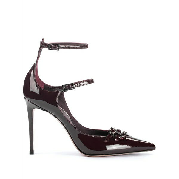 ル シラ レディース パンプス シューズ Morgana patent-leather pumps Red