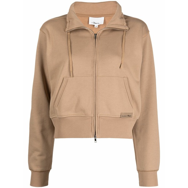 スリーワンフィリップリム レディース ジャケット&ブルゾン アウター Drawstring-collar bomber jacket Neutrals|asty