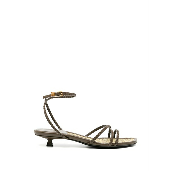 セルジオロッシ レディース サンダル シューズ Braided-strap sandals Brown
