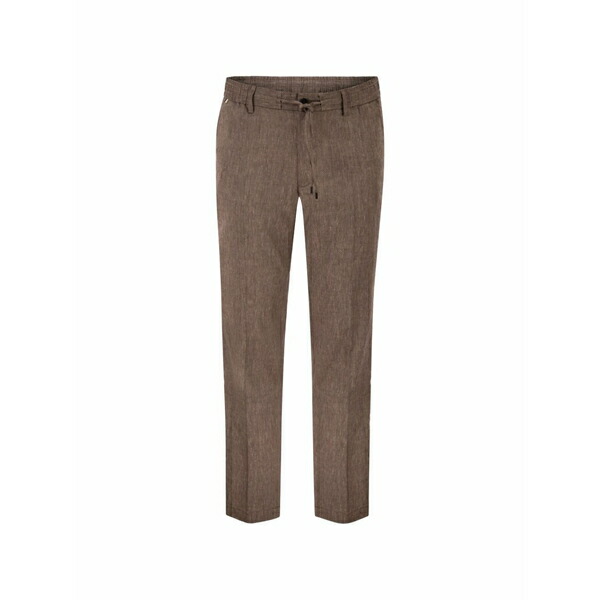 雇い主 メンズ 心地好いズボン下 ボトムス Drawstring trousers Brown
