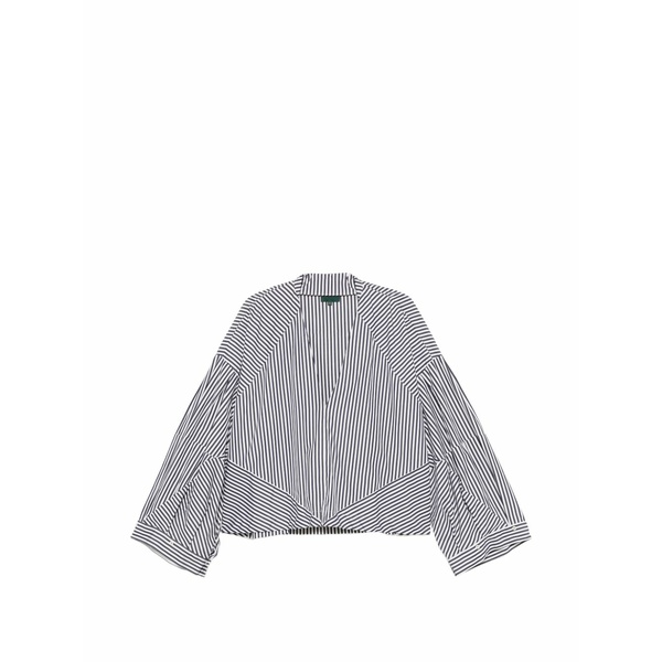 ジェジア レディース プルオーバー トップス Clo clo striped v-neck blouse Blue