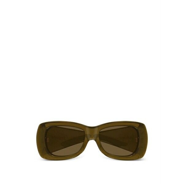 サンローラン アイウェア メンズ サングラス・アイウェア アクセサリー Sl 901 howl rectangle-frame sunglasses Brown|asty