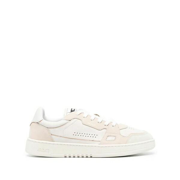 アクセルアリガト メンズ スニーカー シューズ Panelled logo low-top trainers Neutrals