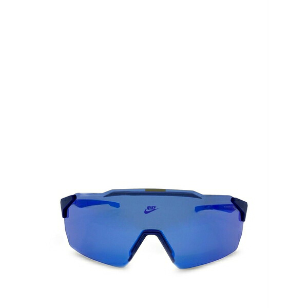 ナイキ メンズ サングラス・アイウェア 付属物 Limitless shield mirrored sunglasses Blue