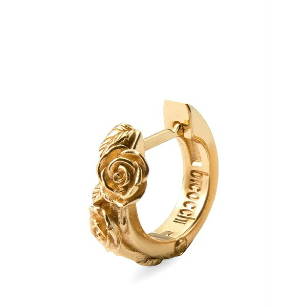 エマニュエレ ビコッキ メンズ ピアス・イヤリング 佩び物 Rose hoop earring Gold