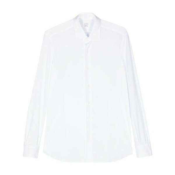 マッザレッリ メンズ プルオーバー トップス Textured-finish shirt White