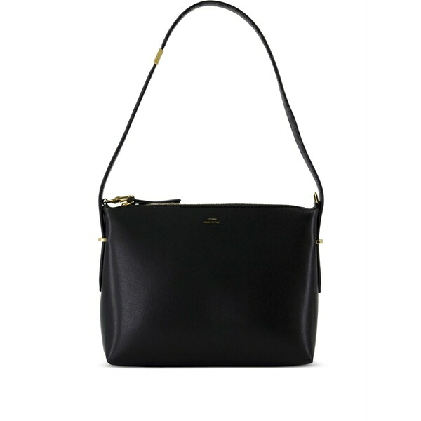 トーテム レディース ショルダーバッグ 御徒面子 Top-handle calfskin shoulder bag Black