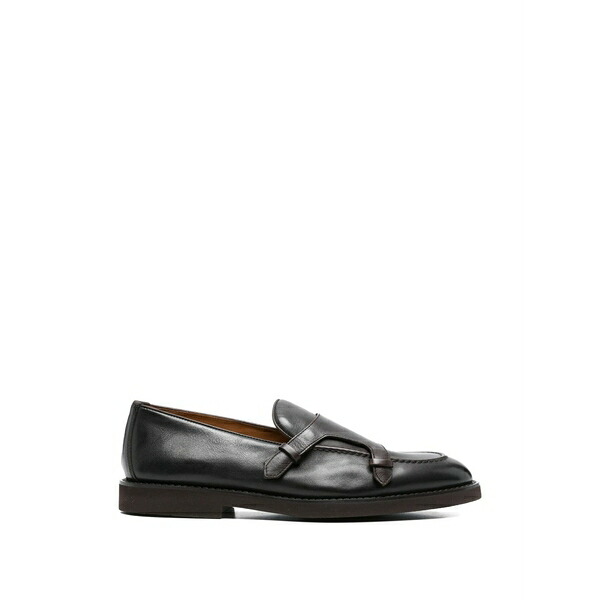 ドンカルズ メンズ スリッポン・ローファー シューズ Leather loafers Brown