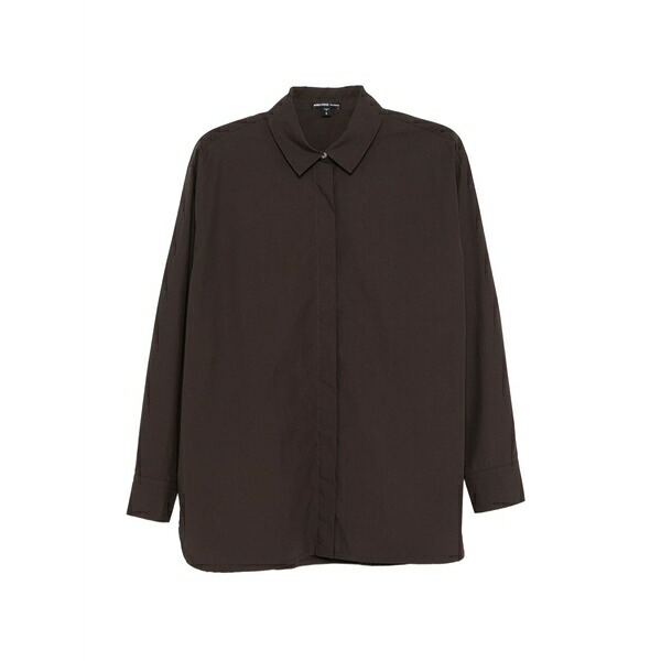 ジェームス 蝦蟇口 レディース ティーシャツ トップス Cotton shirt Brown
