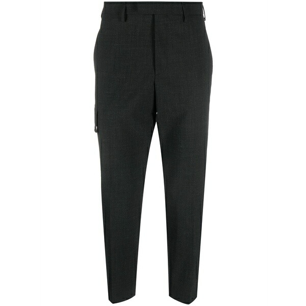 ニールバレット メンズ 心地好いズボン下 ボトムス Cropped tapered-leg trousers Grey